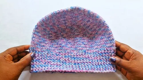 Double crochet beanie pattern for every season