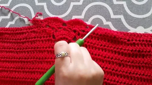 Fan Stitch Top Pattern For Open Summer Lace — photo 2