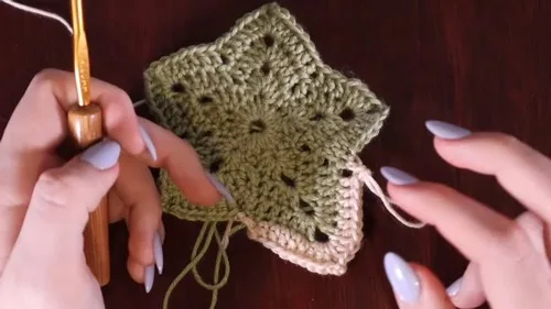 Star motif crochet baby blanket for beginners — photo 5