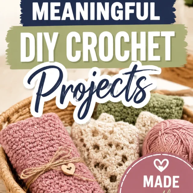 Sturdy crochet storage basket with an oval base